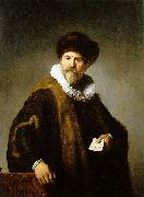 Portrait of Nicolaes Ruts REMBRANDT Harmenszoon van Rijn